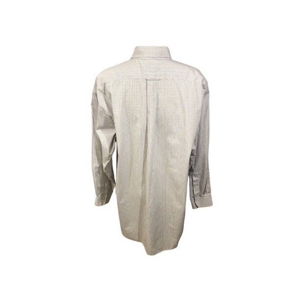 Roundtree Yorke Gold Label Button Down Shirt Mens White Large - Picture 2 of 5
